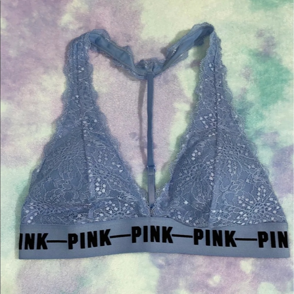 PINK Lace Bralette (Lightly Lined)